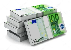 100euros banknotes