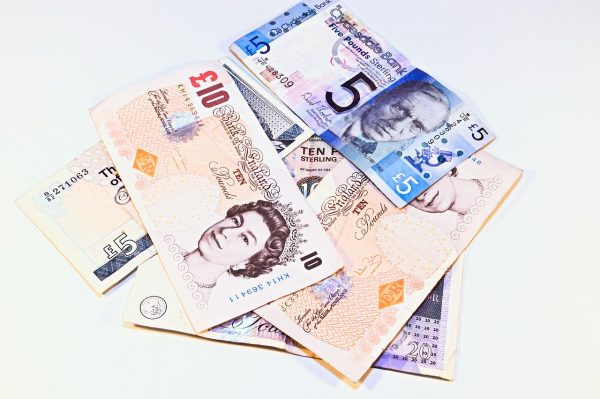 currency, banknotes, money, pay, finances, business, savings, cash register, english pounds